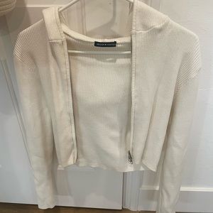 White sweatshirt